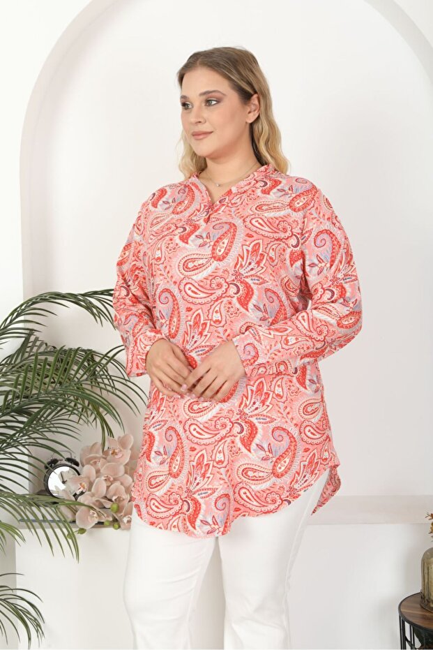 تونيك منسوج من الفسكوز ناعم ومريح - 1