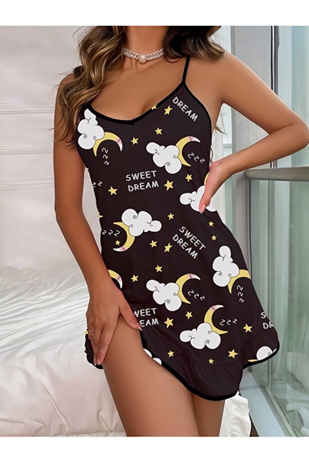 Kadın Gecelik BlackMoon2 - 1