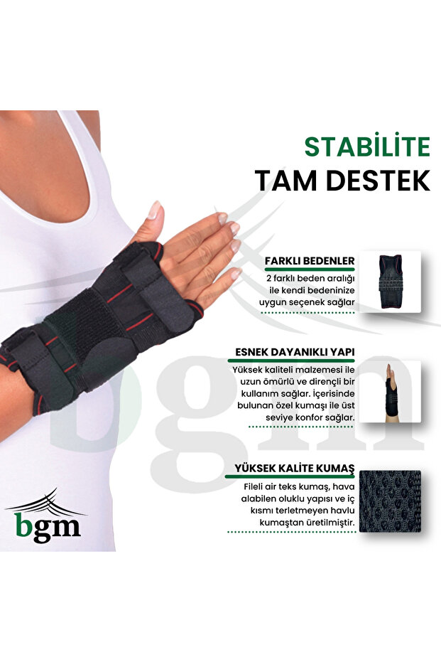 High Quality Static Hand Wrist Splint - Metal Support, Right and Left Duplex - 2