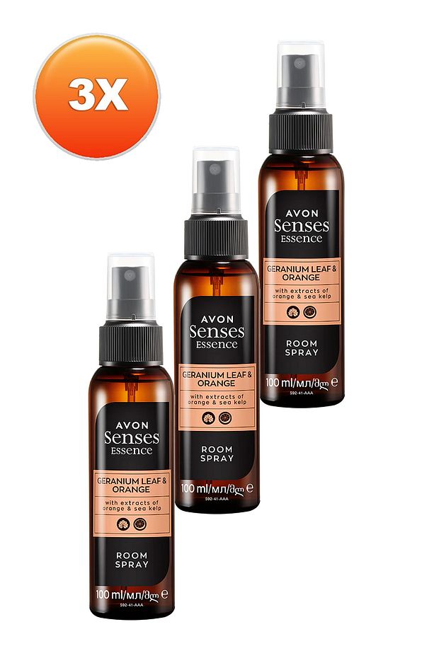 Senses Essence Sardunya Yaprağı ve Portakal Kokulu Oda Spreyi 100 Ml. Üçlü Set - 2