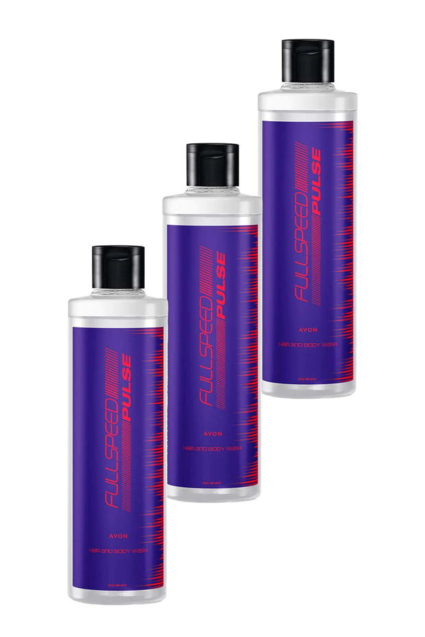 Full Speed Pulse Saç ve Vücut Şampuanı 250 Ml. Üçlü Set - 1