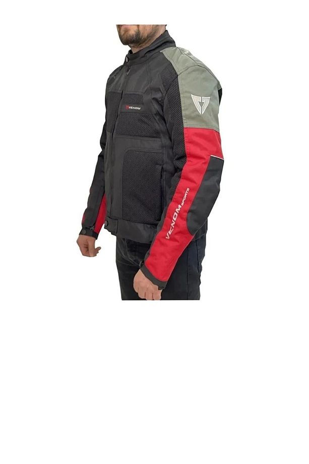 CEKET DYNAMIC SİYAH-KIRMIZI - 1