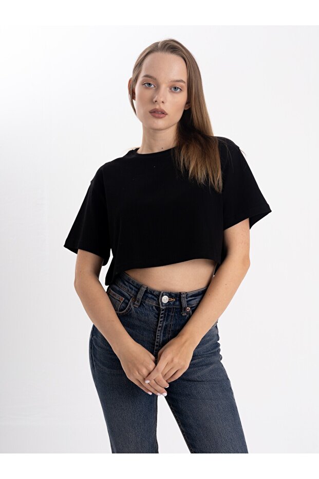 Black Crop Top - 5