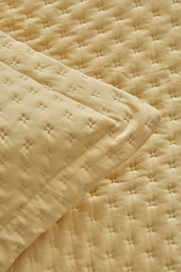 Breeze Soft Çift Kişilik Yatak Örtüsü Sarı - 7