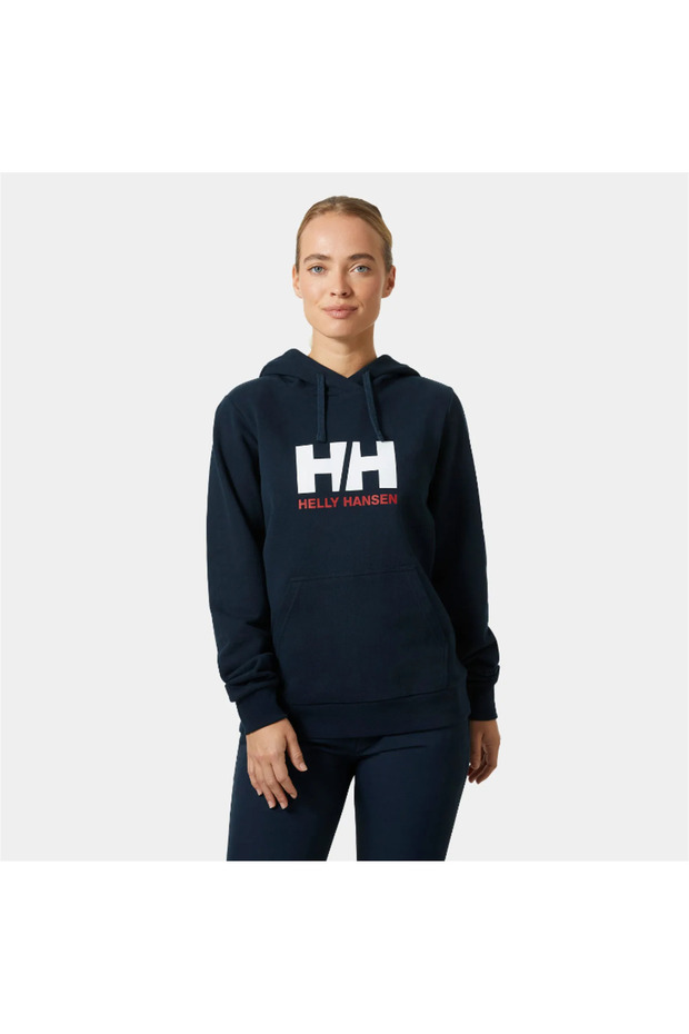 سويت شيرت بغطاء للرأس بشعار W HH 2.0