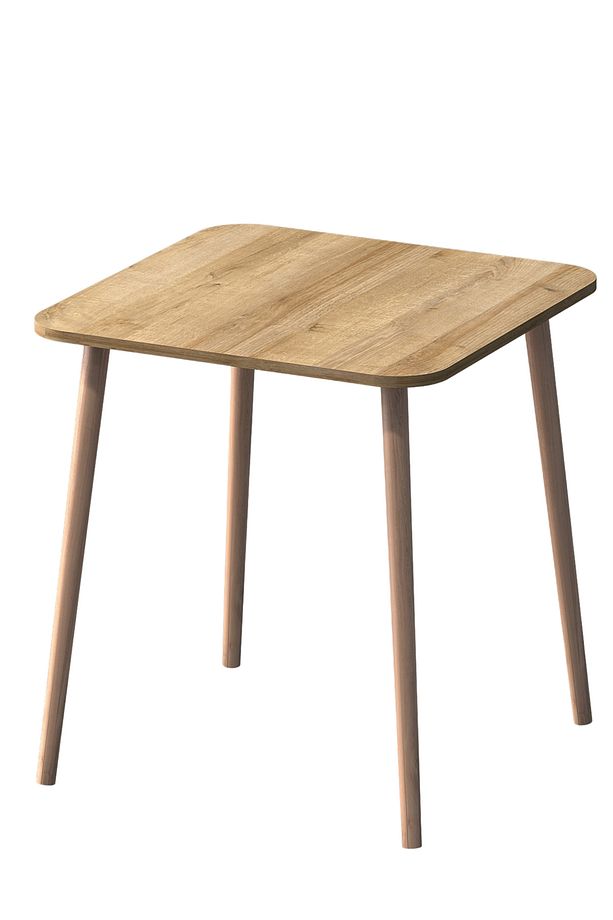 Kare 70×70 Ağaç Ayaklı Masa Mutfak Masası Çalışma Masası Bilgisayar Masası - 6