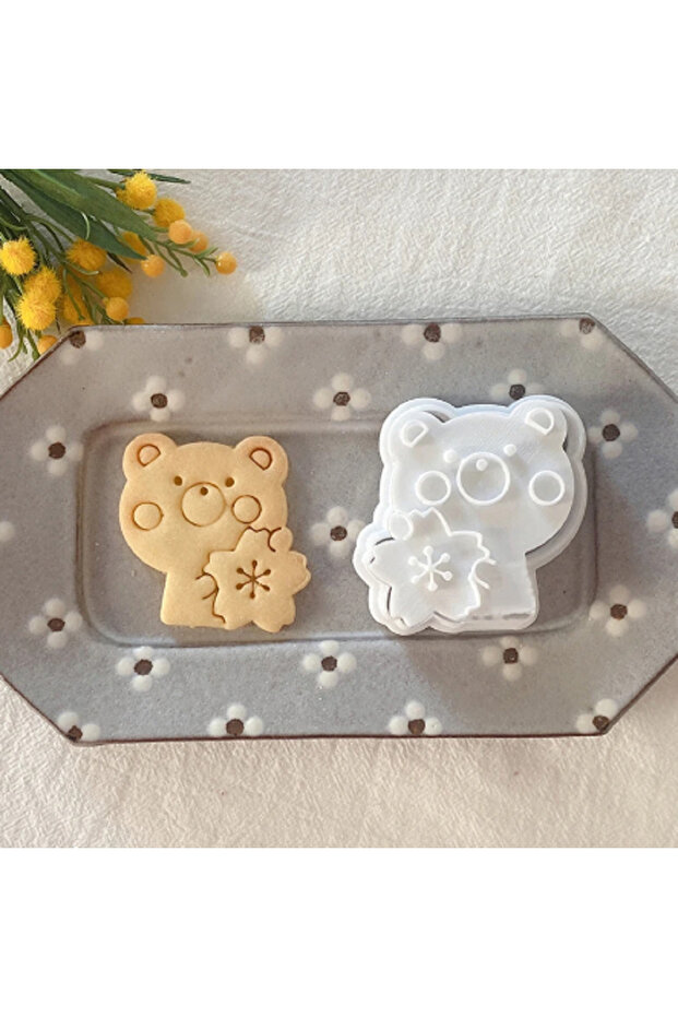 TATLI AYI KURABİYE KALIBI SETİ 3'LÜ - 3