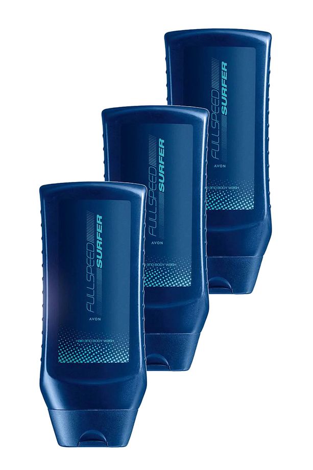 Full Speed Surfer Erkek Saç ve Vücut Şampuanı 250 Ml. Üçlü Set - 1