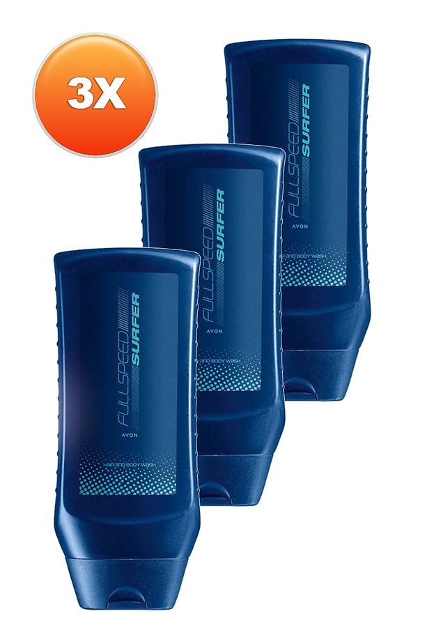Full Speed Surfer Erkek Saç ve Vücut Şampuanı 250 Ml. Üçlü Set - 2