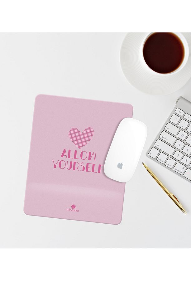 Renkli Bilek Destekli Dikdörtgen Mouse Pad Mouse Altlığı - 1
