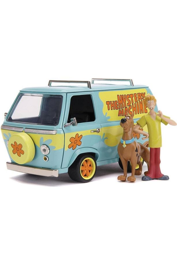 Mystery Machine With Shaggy % Scooby Doo 1/24 Model Araba - 2