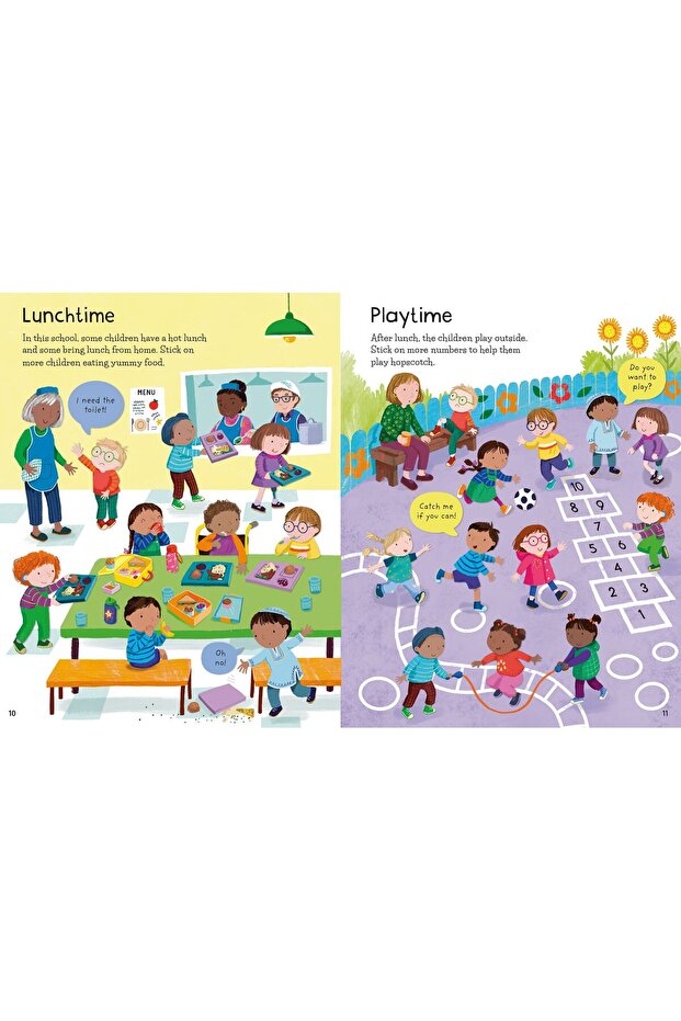 First Sticker Book Starting School - 3