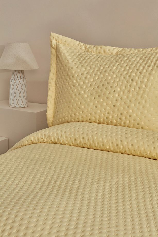 Breeze Soft Çift Kişilik Yatak Örtüsü Sarı - 4