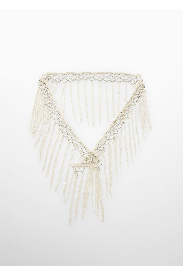 Schal mit Perlendetails - 2