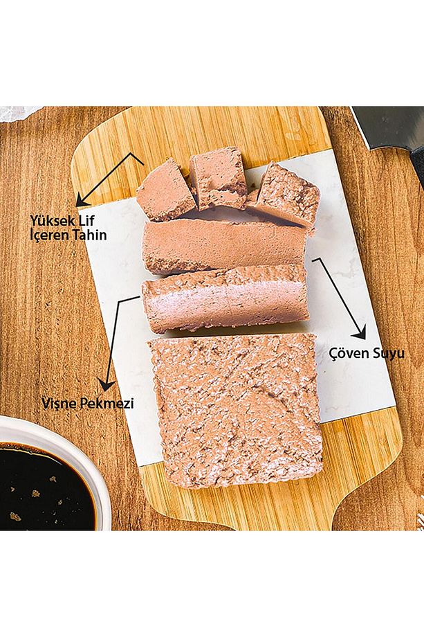 Helvart Şeker Ilavesiz Vişne Pekmezli Tahin Helvası 175 G X 3 Adet - 3