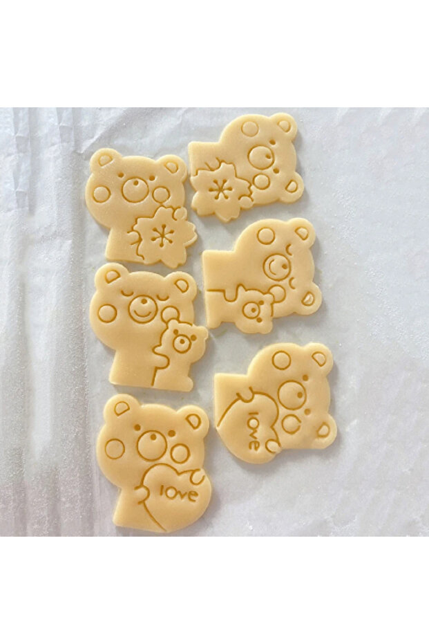 TATLI AYI KURABİYE KALIBI SETİ 3'LÜ - 6