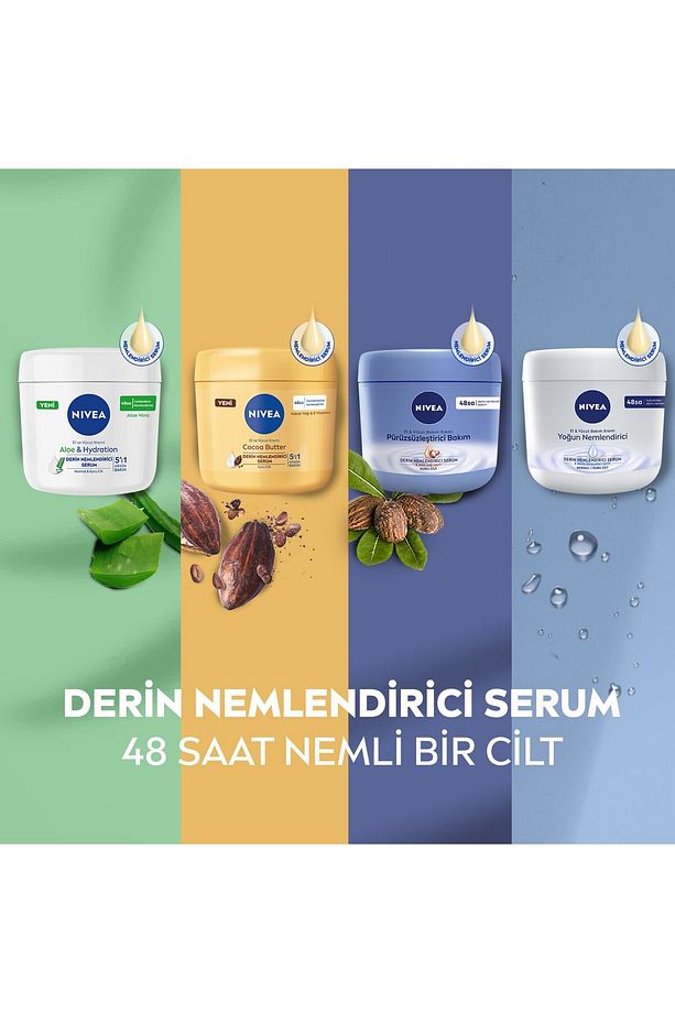 Nıvea El Ve Vücut Bakım Kremi Cocoa Butter Kuru Cilt 400ml - 5