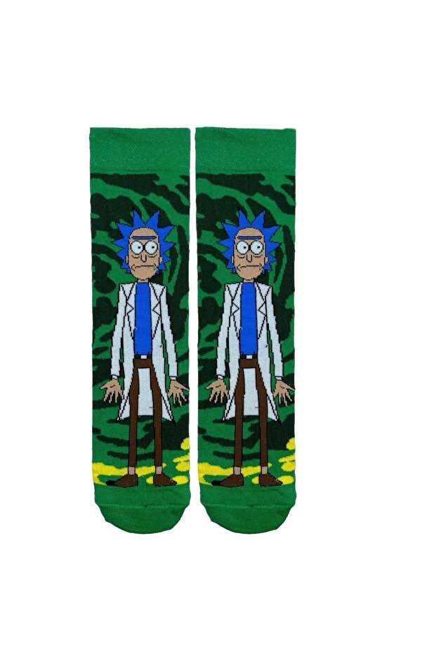 جوارب جورب ملونة ذات طابع منقوش - 1