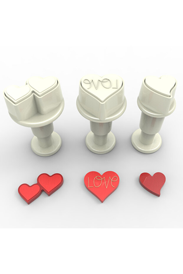 Hearts Mini Injector 3 Pieces - 1