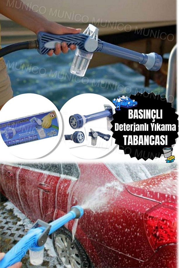 Basınçlı Araba & Bahçe Yıkama Her Yere Lazım Su & Köpük Fırlatma Yıkama Tabancası Bahçe Yıkama Şık - 1