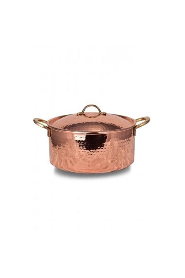Turna Copper Italian Pot 9 No 32 Cm Hand Forged Red Turna8187-1