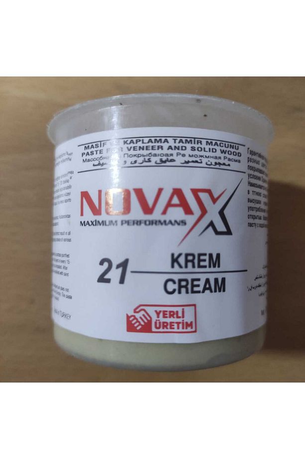 KREM RENK CREAM  AHŞAP TAMİR MACUNU 200 GRAM 1 ADET YERLİ ÜRETİM - 2