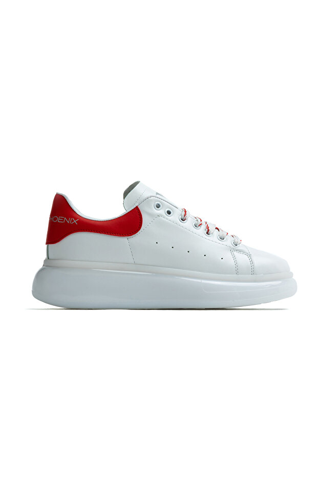West Cape White Red Unisex Sneakers Sports Shoes