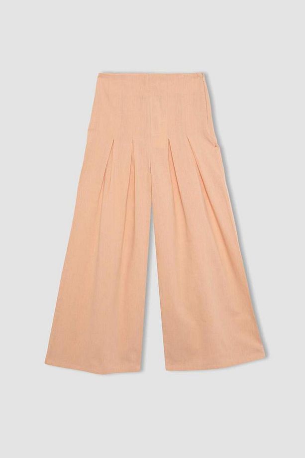 C0448a8 Ss Wide Leg Geniş Paça Pamuklu Pantolon - 4