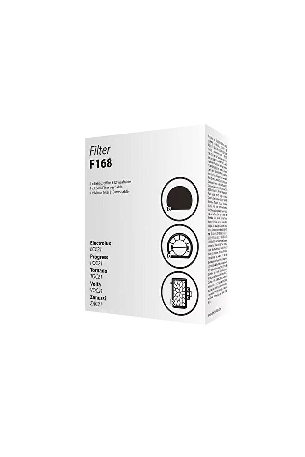 Electrolux Ecc21-4sb - Compatible Hepa Filter Set - 2