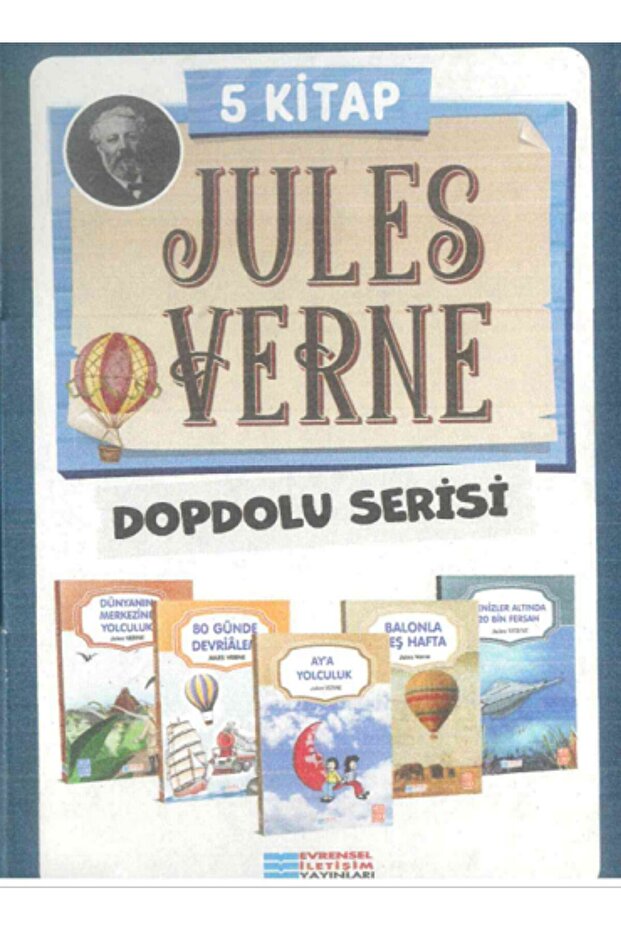 DOPDOLU JULES VERNE 5 KİTAP SET