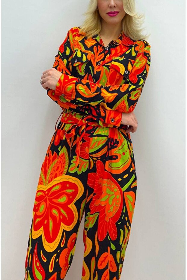 viskon desenli tulum - 2