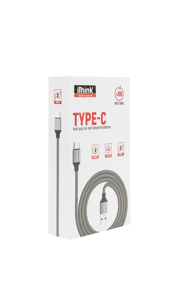 I?think Hızlı Şarj Ve Veri Aktarım Kablosu Type-c K42c - 3