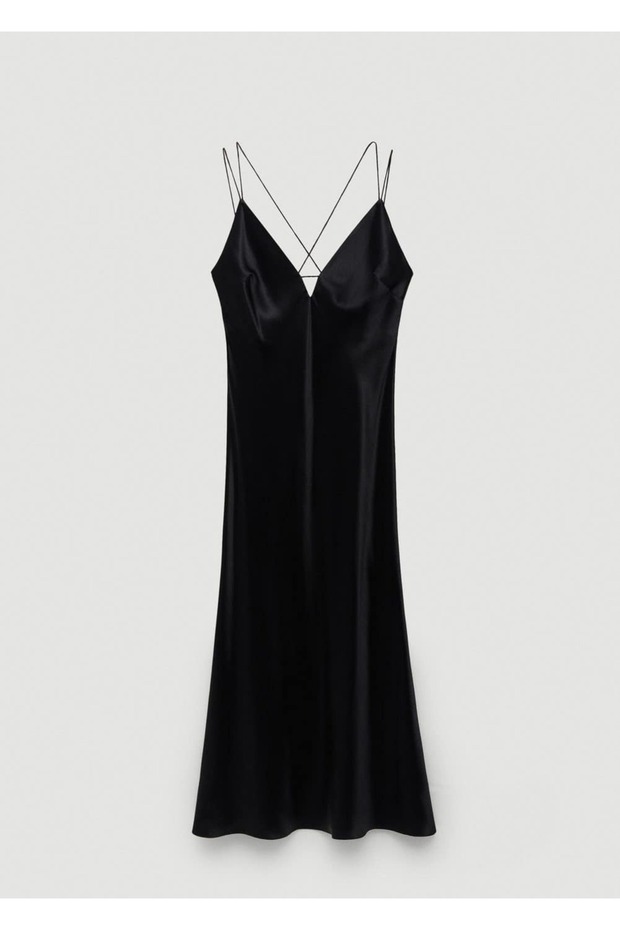 İpek Saten Elbise - 2