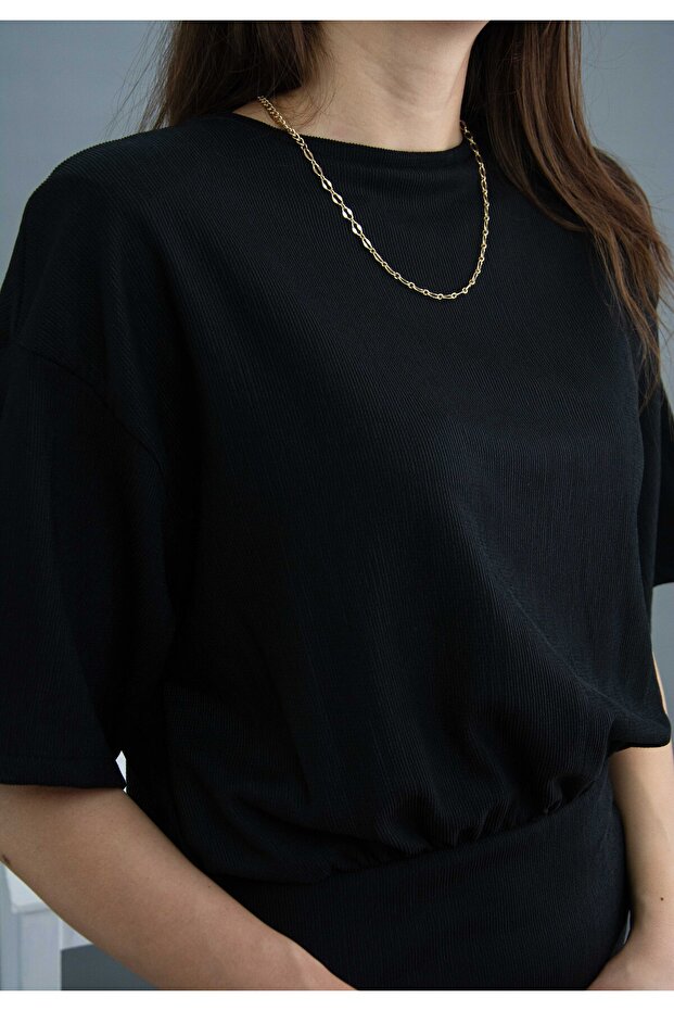 Katlamalı Elbise - 2