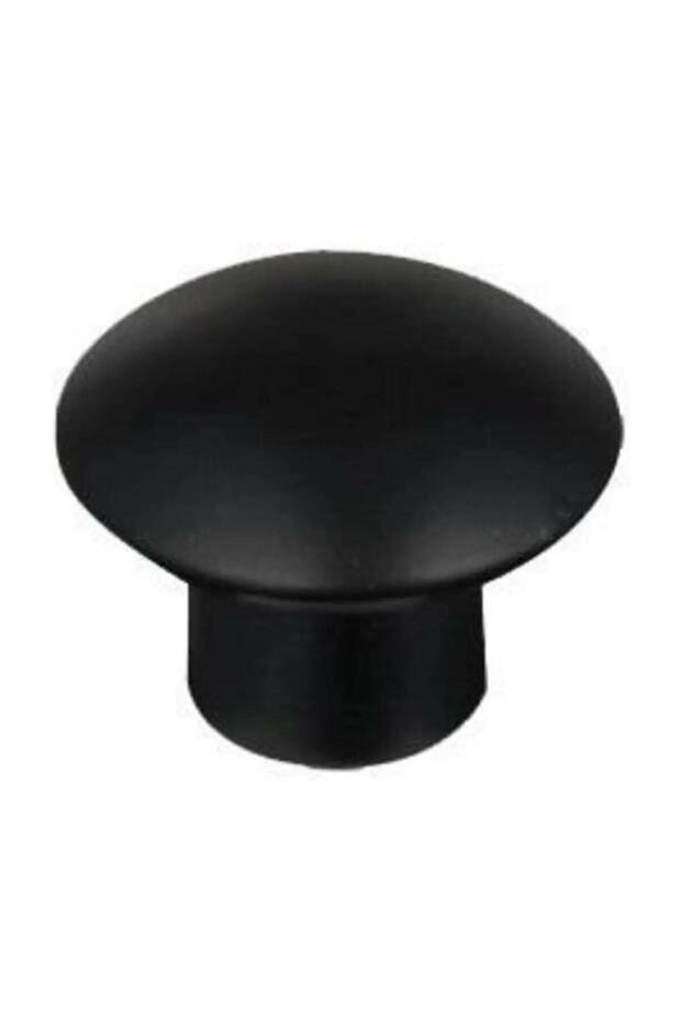 5 Pcs Matte Black Mushroom Button Kids Room Cloakroom Cabinet Drawer Lid Handle