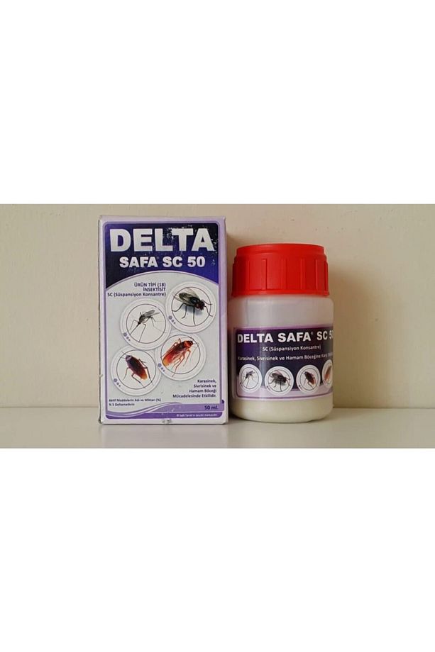 Safa Tarım Delta Sc 50 Kokusuz Haşere İlacı 50 ml Tahta Kurusu Pire Akar - 1