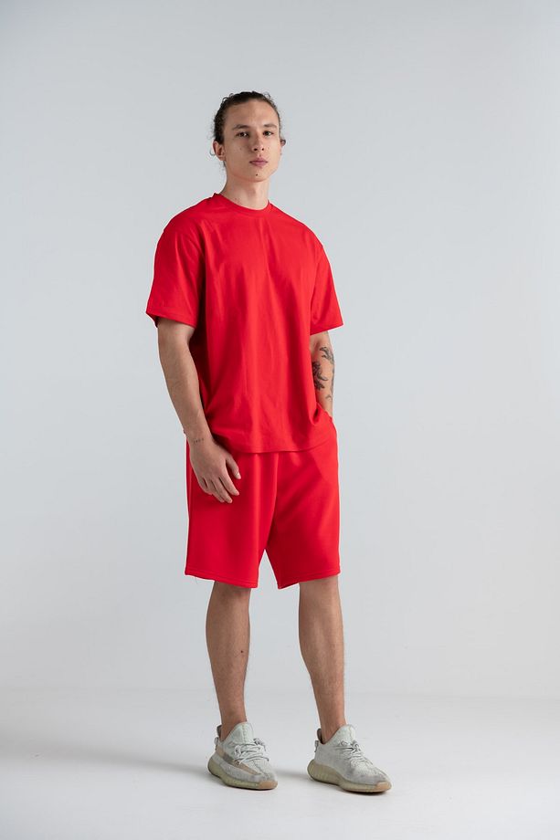 Limited Edition Lightweight Unisex Şort Lte-04 Red - 5