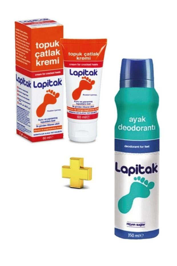 Topuk Çatlak Kremi 60 ml + Ayak Deodorantı 150 ml - 1
