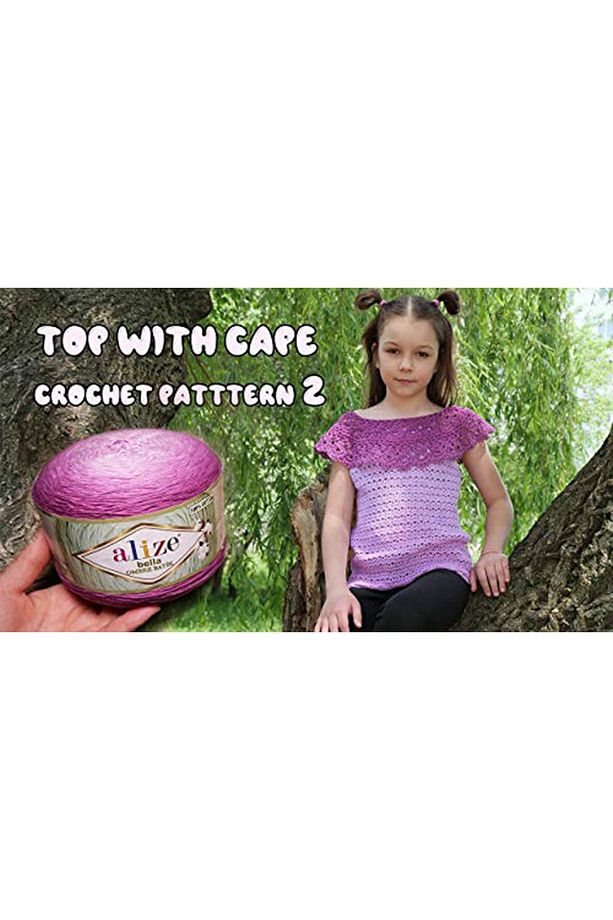 Sarı Bella Ombre Batik El Örgü İpi 7414 - 4