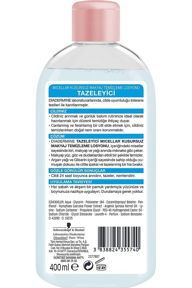 Rahatlatıcı Micellar Kusursuz Makyaj Temizleme Losyonu 400 Ml - 2