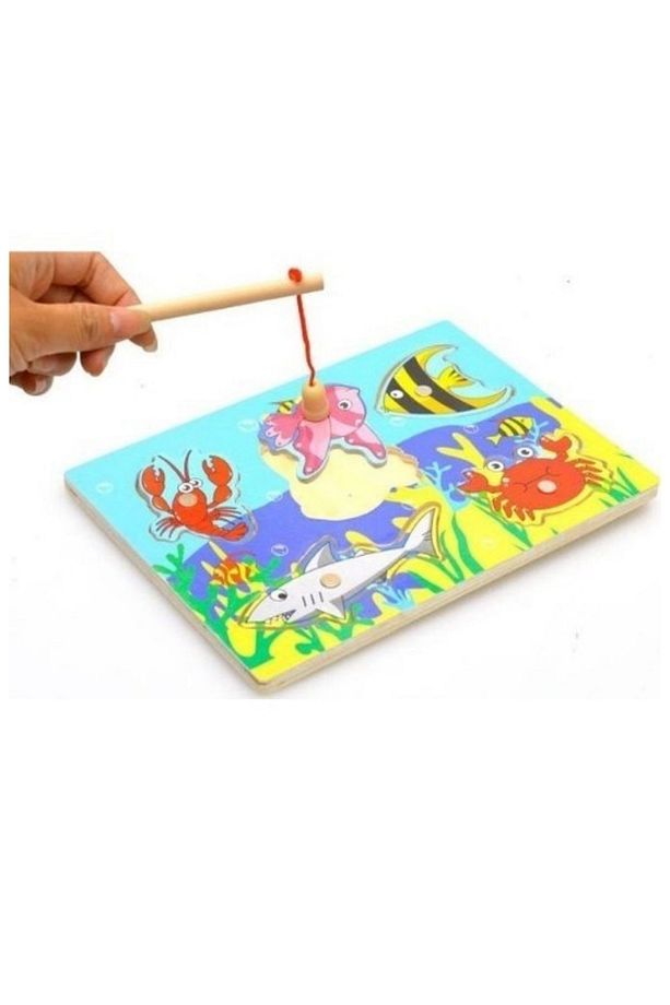 Ahşap Balık Tutma Puzzle - 4