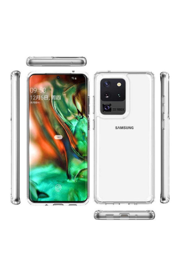 Samsung Galaxy S20 Ultra Compatible Case Transparent Smooth Corner Protection Coss Cover