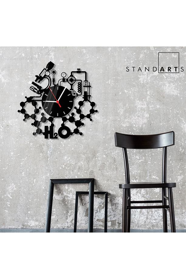 W'clock Dekoratif Duvar Saati - Kimya - 1