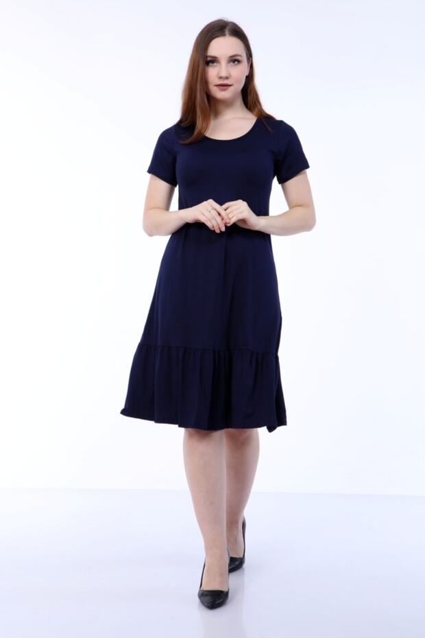 Rochie scurtă cu volane - 3