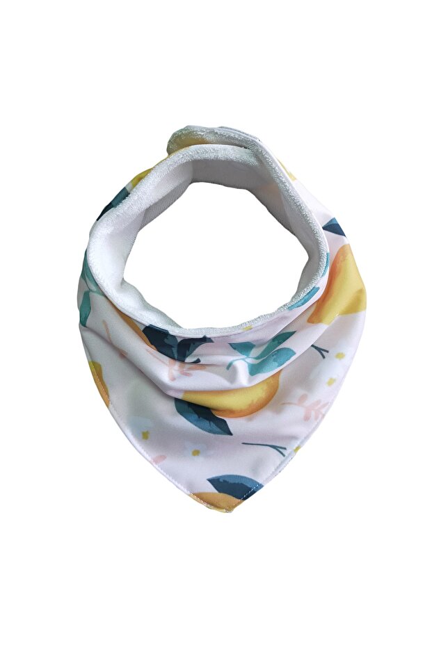 Liquid-Proof Double-Way Baby Drool Scarf And Feeding Bib