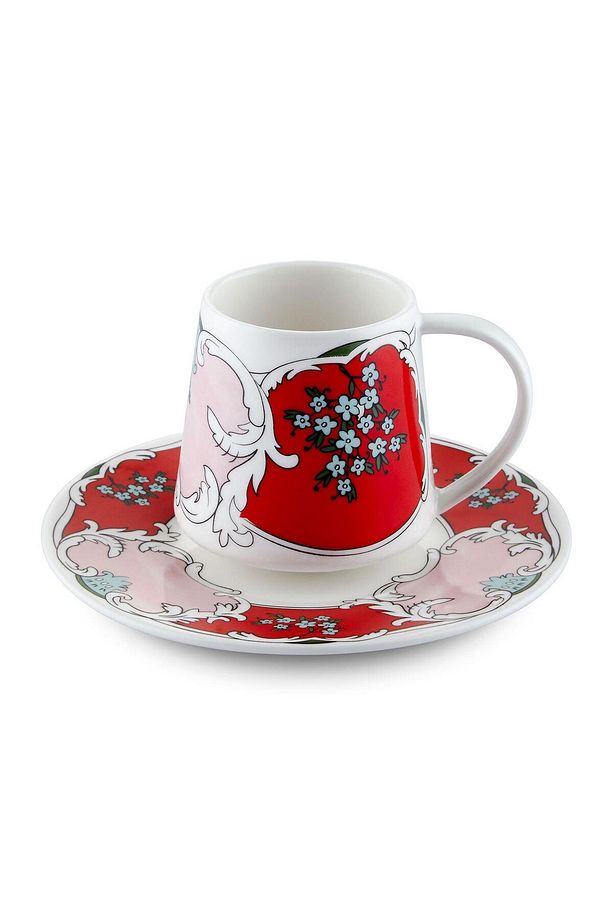 Amore Red Fincan Takımı Tek Kişilik 100 cc CUP0049 - 1