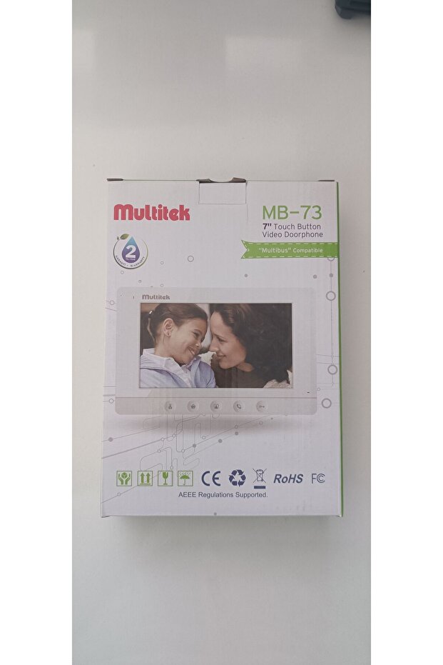 MB-73 7" TOUCH buton görüntülü diafon - 1