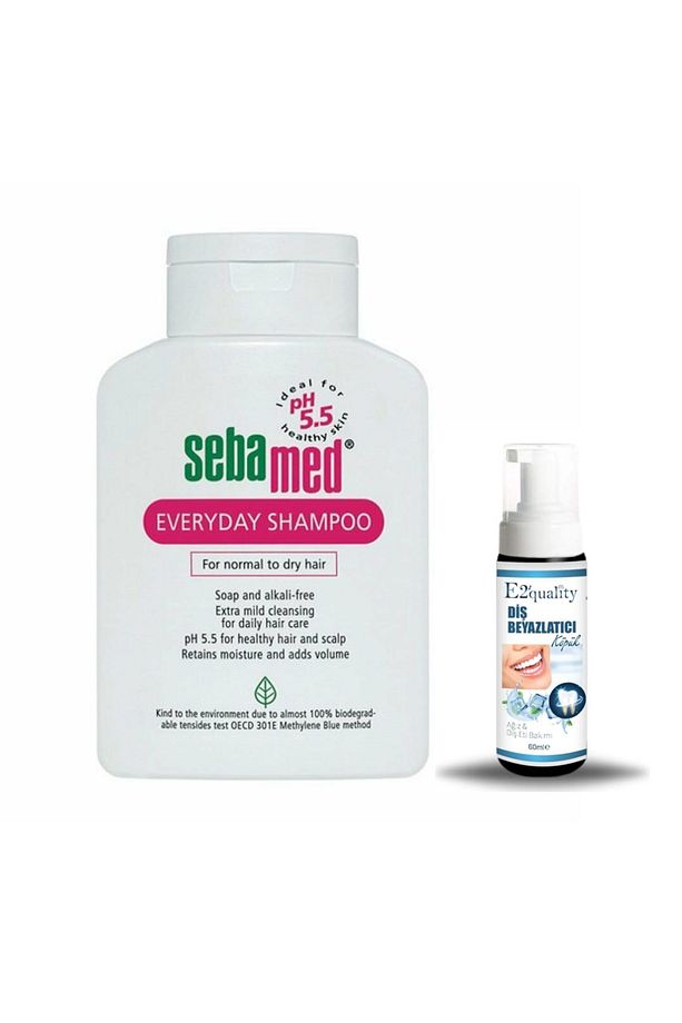 Everyday Shampoo 400 ml ( Hergün Kullanım Şampuanı ) + Hediye Diş Beyazlatıcı Köpük - 1