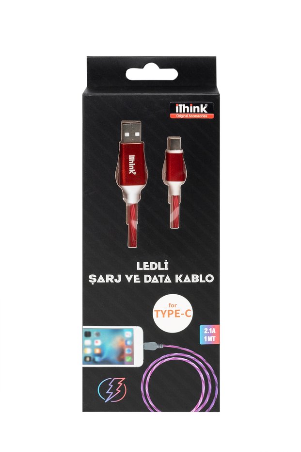 Kablo Işıklı Type-c K80c