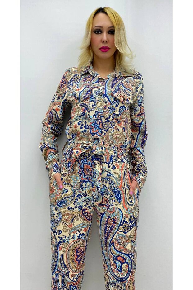 viskon desenli tulum - 2